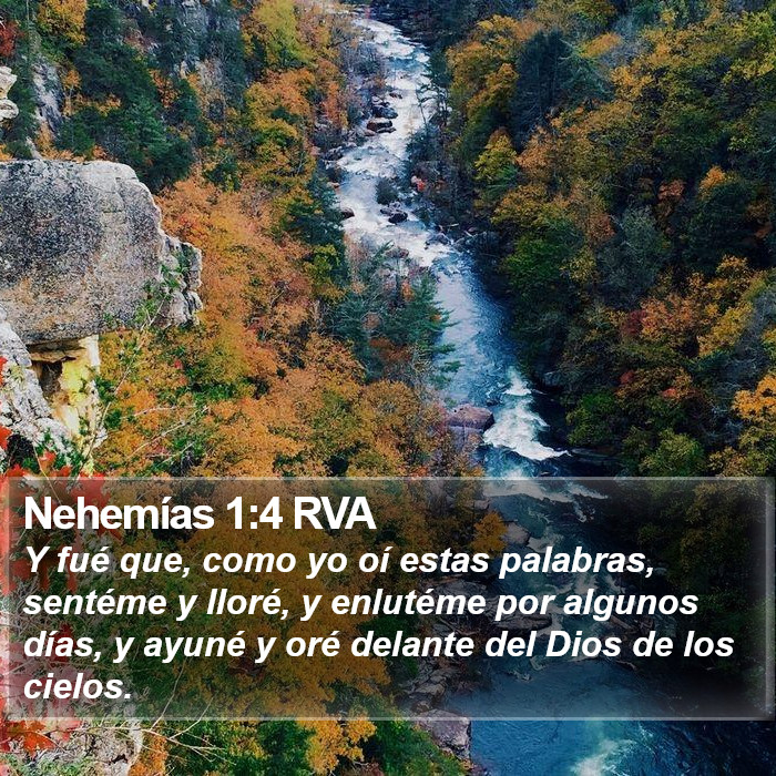 Nehemías 1:4 RVA Bible Study