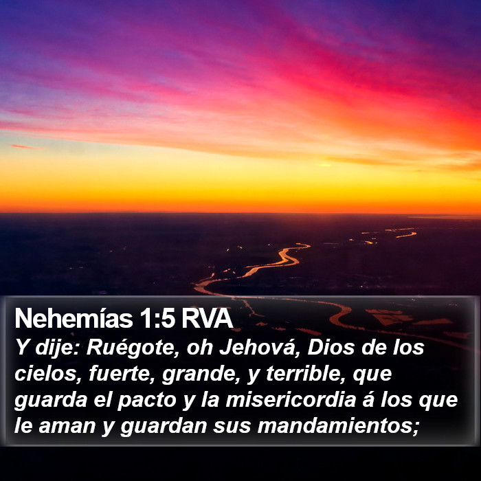 Nehemías 1:5 RVA Bible Study