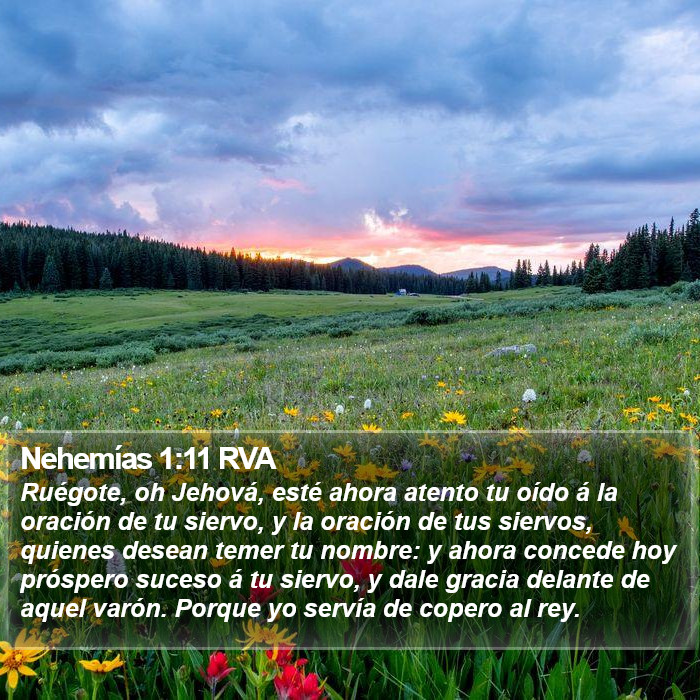 Nehemías 1:11 RVA Bible Study