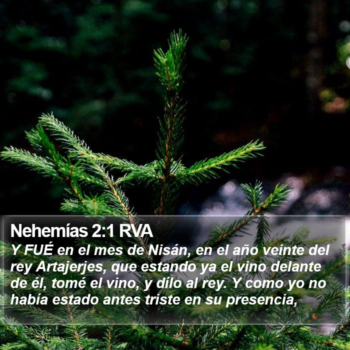 Nehemías 2:1 RVA Bible Study