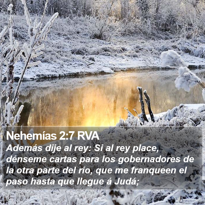 Nehemías 2:7 RVA Bible Study