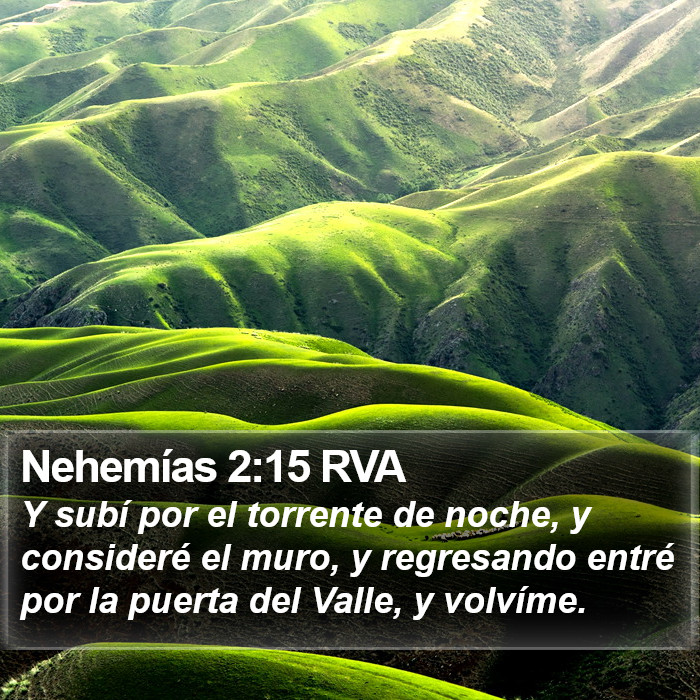 Nehemías 2:15 RVA Bible Study