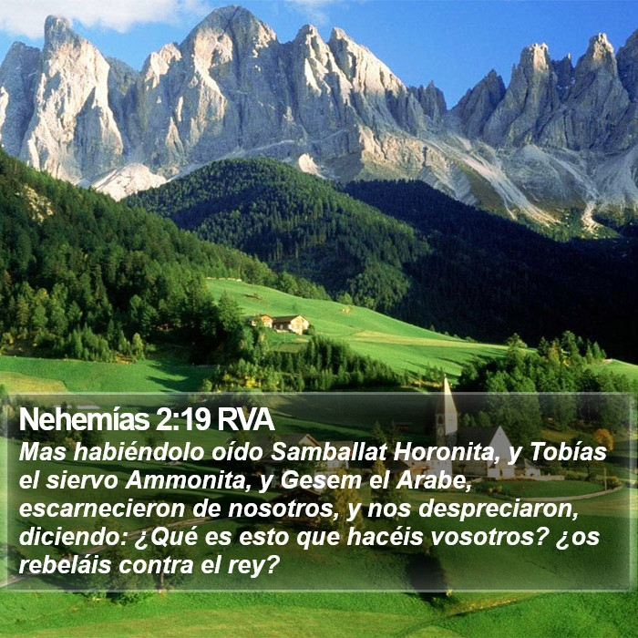 Nehemías 2:19 RVA Bible Study