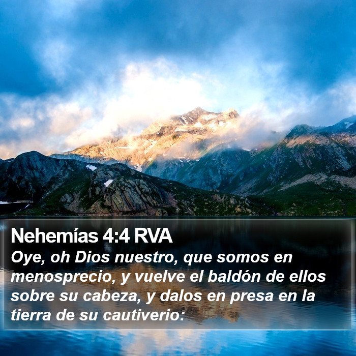 Nehemías 4:4 RVA Bible Study