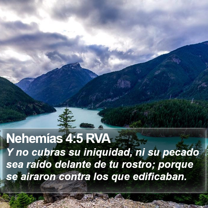 Nehemías 4:5 RVA Bible Study