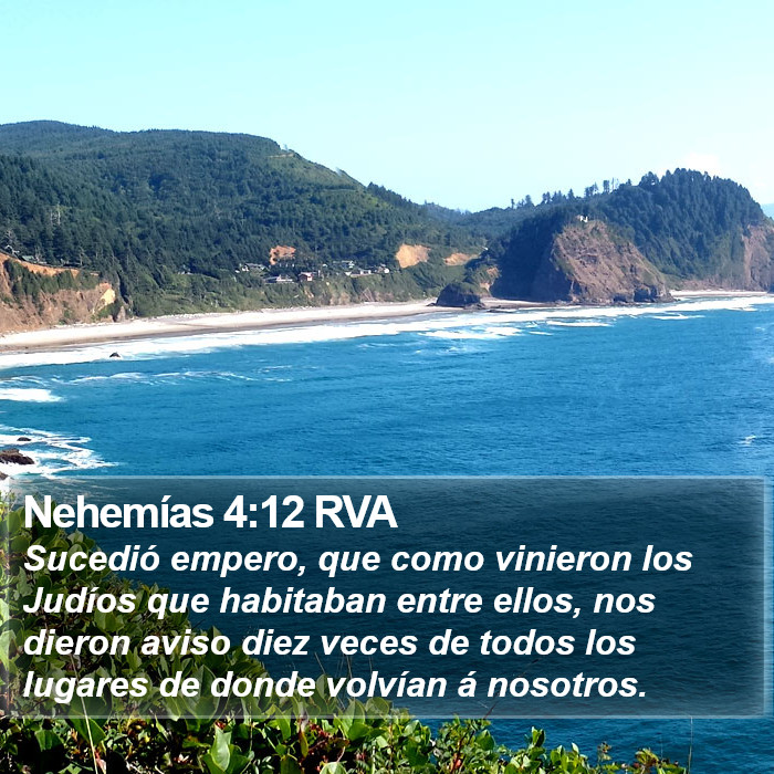 Nehemías 4:12 RVA Bible Study