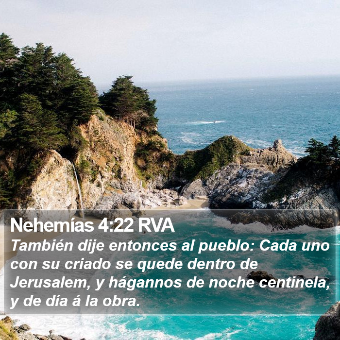 Nehemías 4:22 RVA Bible Study