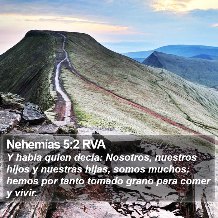Nehemías 5:2 RVA Bible Study