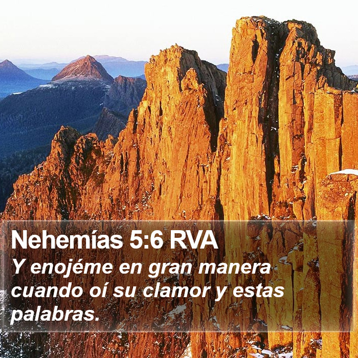 Nehemías 5:6 RVA Bible Study