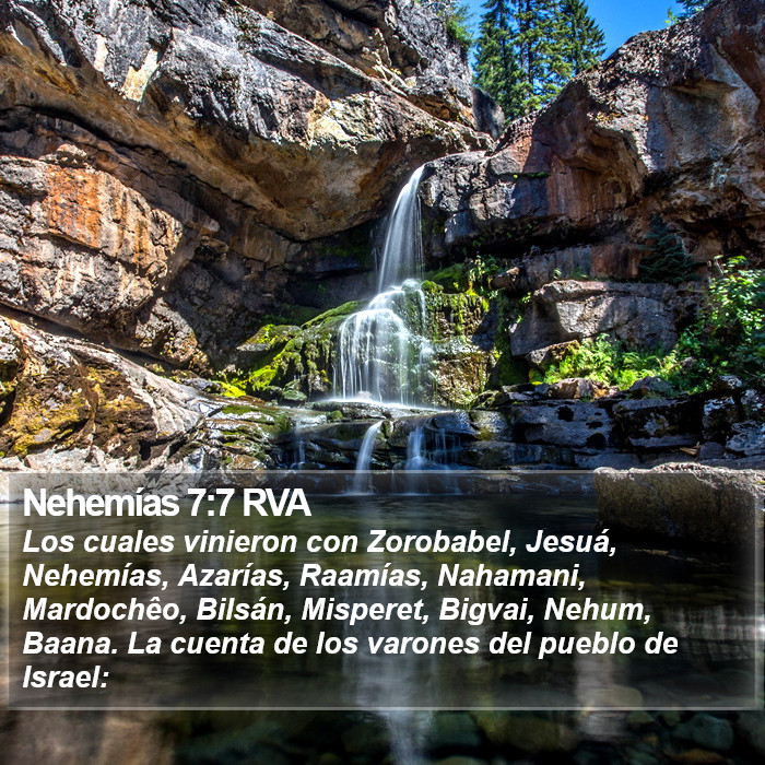 Nehemías 7:7 RVA Bible Study