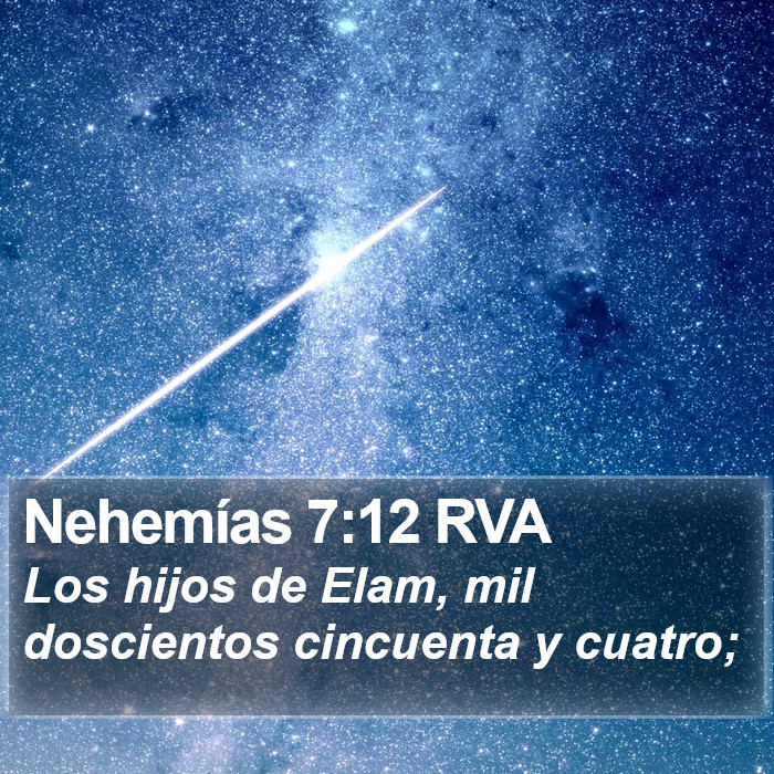 Nehemías 7:12 RVA Bible Study