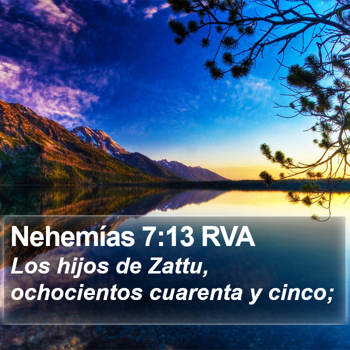 Nehemías 7:13 RVA Bible Study