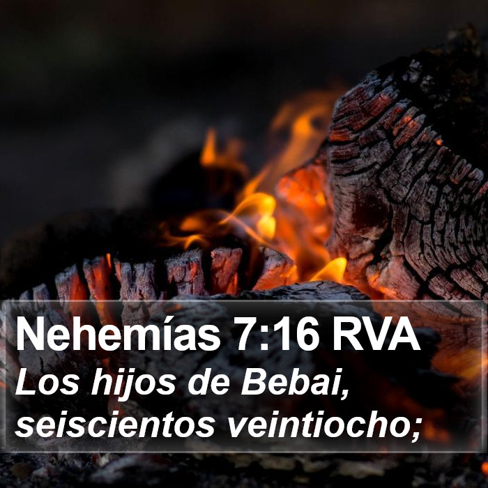 Nehemías 7:16 RVA Bible Study