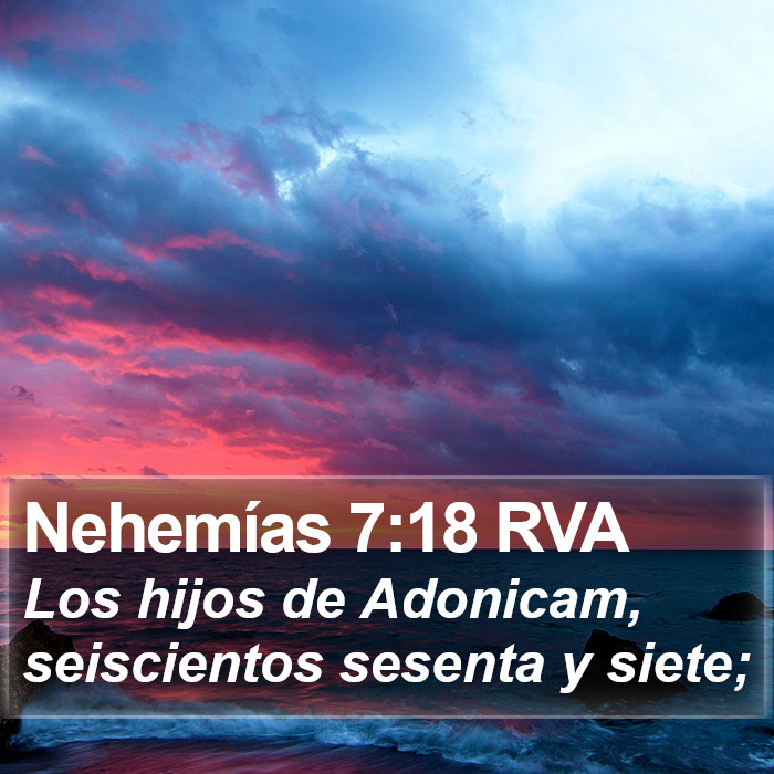 Nehemías 7:18 RVA Bible Study