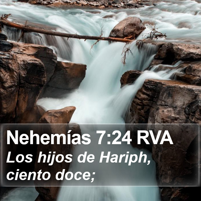 Nehemías 7:24 RVA Bible Study