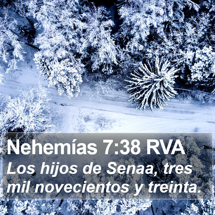 Nehemías 7:38 RVA Bible Study