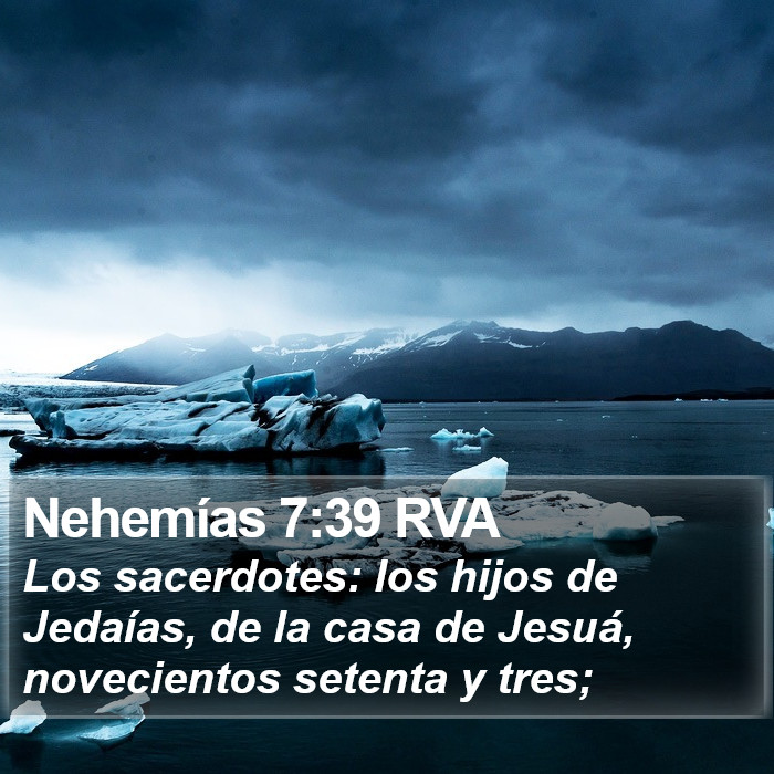 Nehemías 7:39 RVA Bible Study