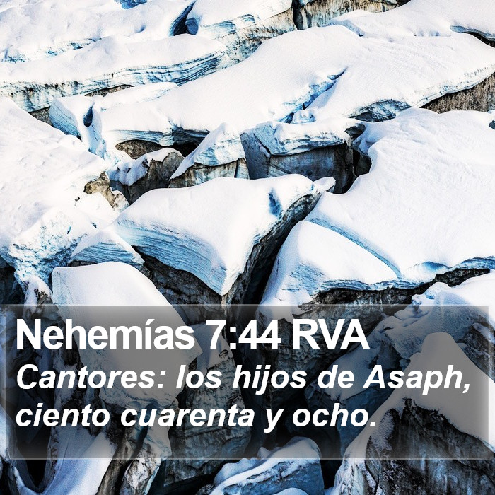 Nehemías 7:44 RVA Bible Study