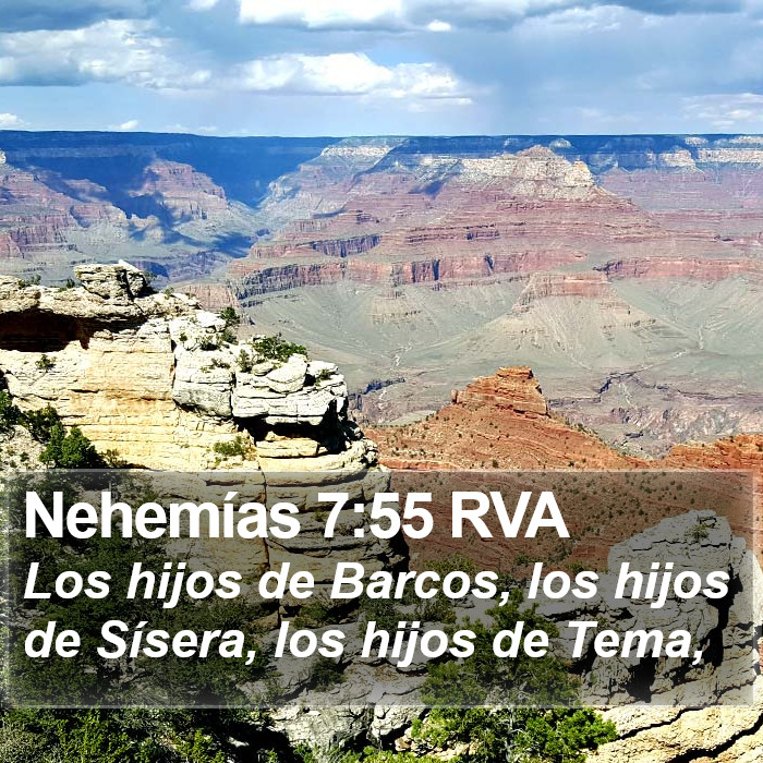 Nehemías 7:55 RVA Bible Study