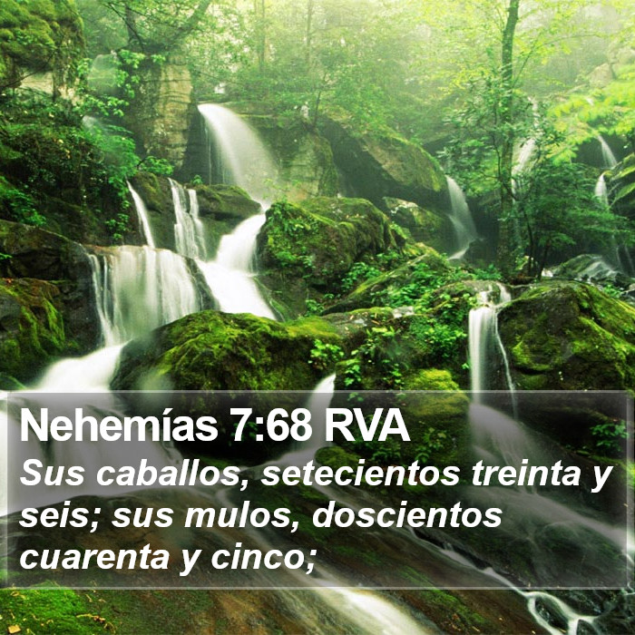 Nehemías 7:68 RVA Bible Study