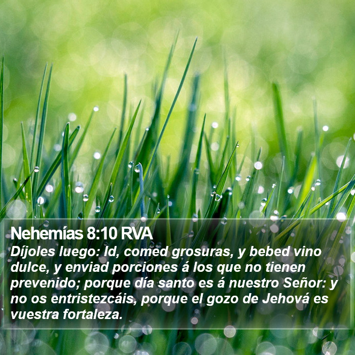 Nehemías 8:10 RVA Bible Study