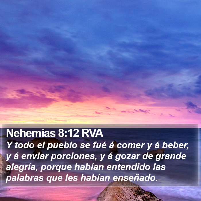 Nehemías 8:12 RVA Bible Study