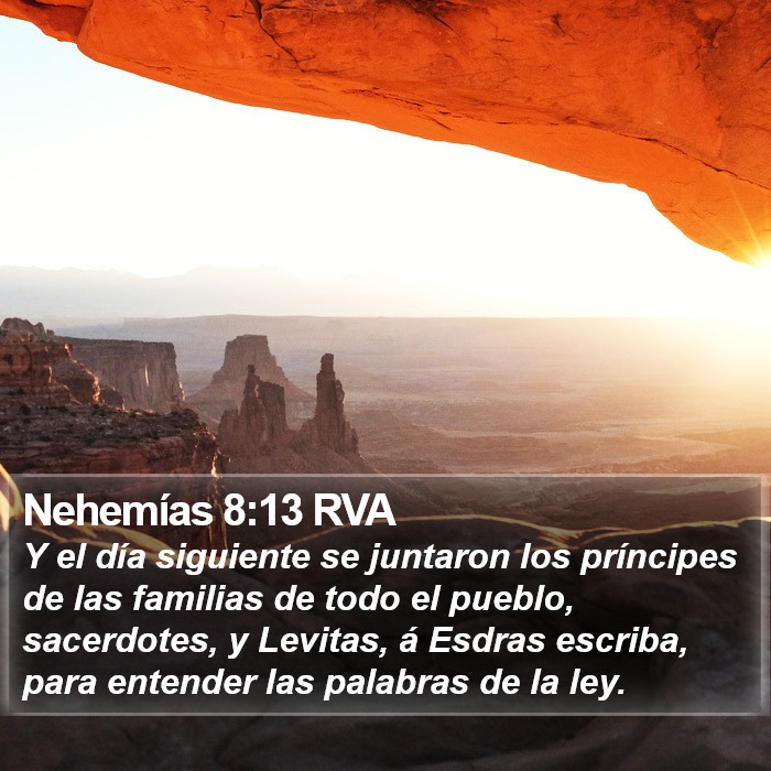 Nehemías 8:13 RVA Bible Study