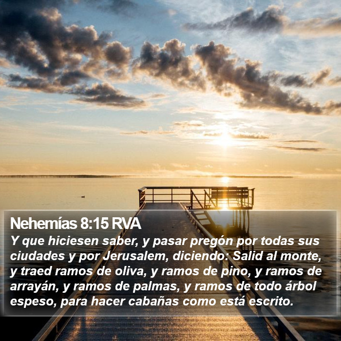 Nehemías 8:15 RVA Bible Study