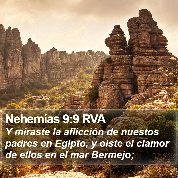 Nehemías 9:9 RVA Bible Study