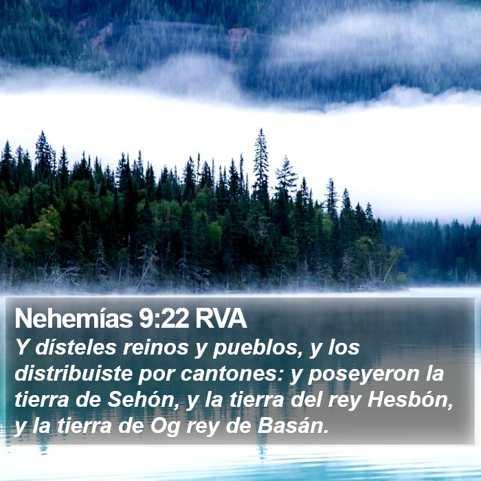 Nehemías 9:22 RVA Bible Study