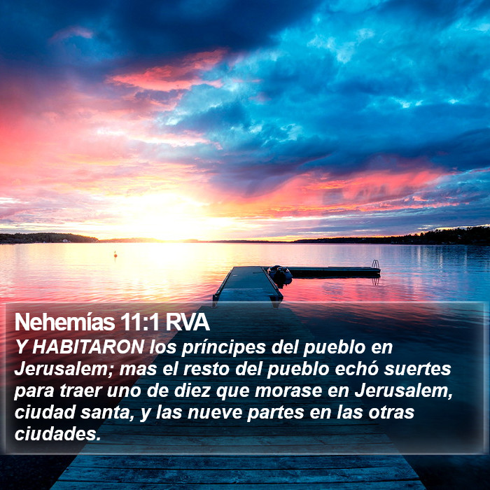 Nehemías 11:1 RVA Bible Study