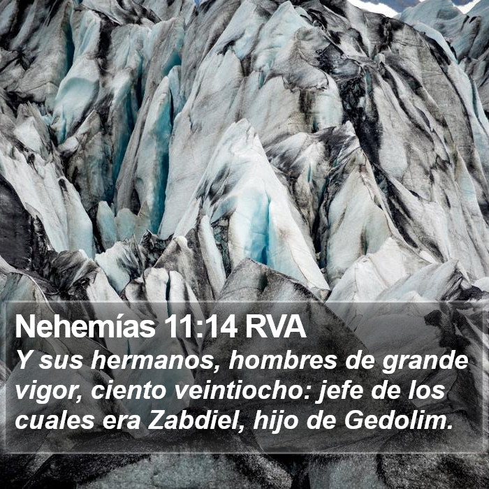 Nehemías 11:14 RVA Bible Study