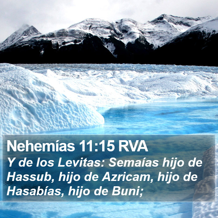 Nehemías 11:15 RVA Bible Study