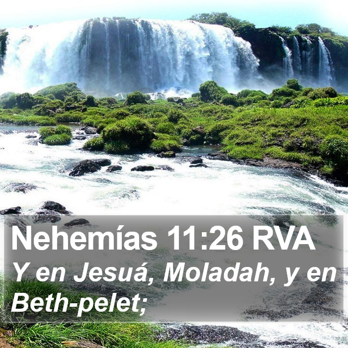 Nehemías 11:26 RVA Bible Study