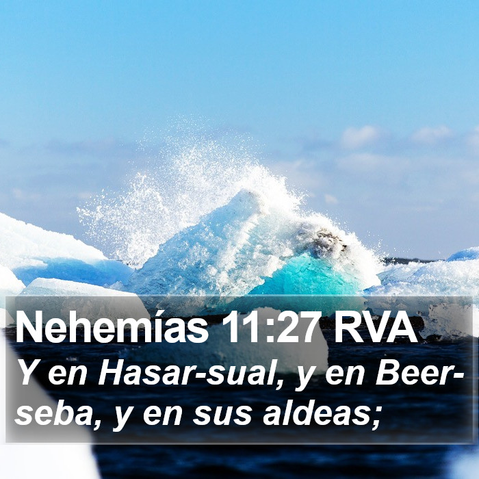 Nehemías 11:27 RVA Bible Study