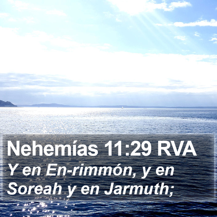 Nehemías 11:29 RVA Bible Study