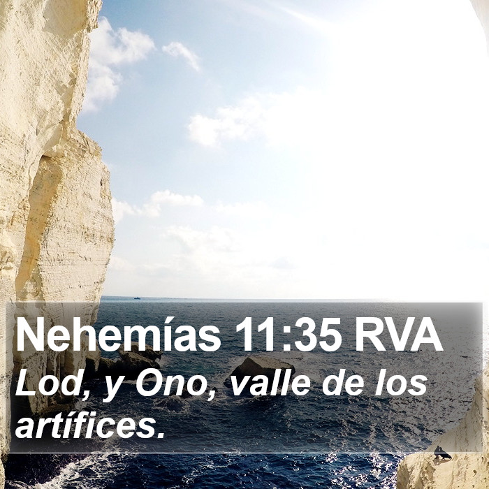 Nehemías 11:35 RVA Bible Study