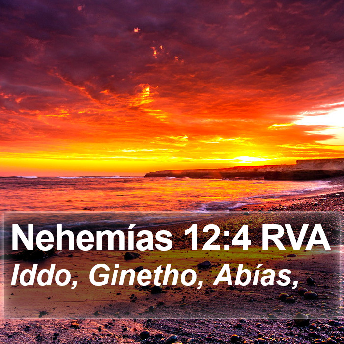 Nehemías 12:4 RVA Bible Study