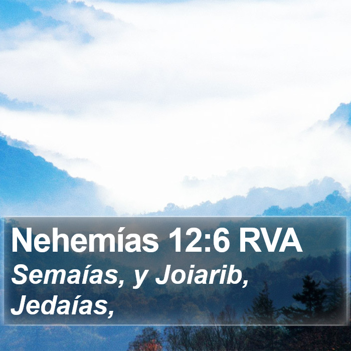 Nehemías 12:6 RVA Bible Study