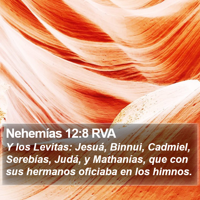 Nehemías 12:8 RVA Bible Study