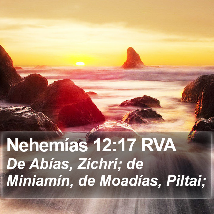 Nehemías 12:17 RVA Bible Study