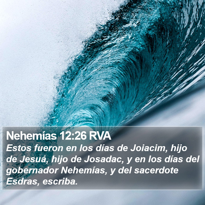 Nehemías 12:26 RVA Bible Study