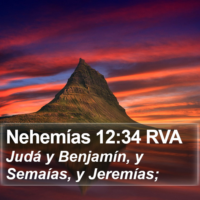 Nehemías 12:34 RVA Bible Study