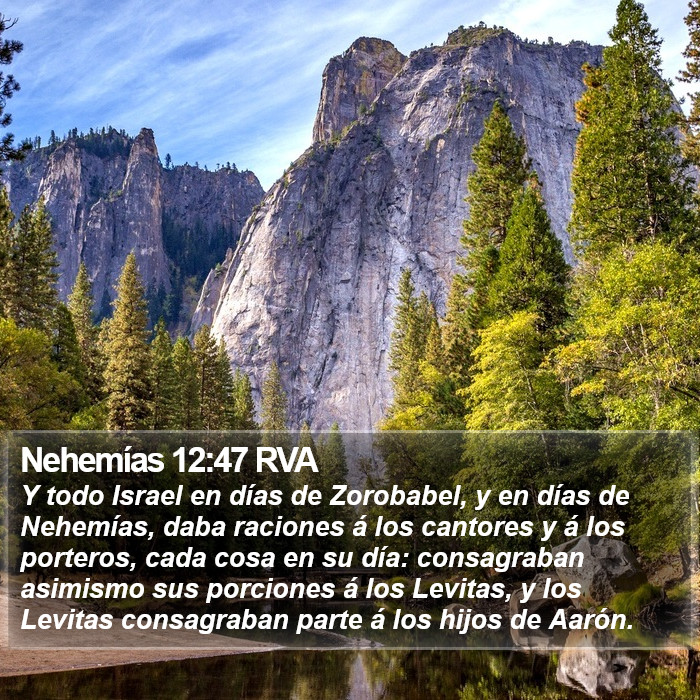 Nehemías 12:47 RVA Bible Study