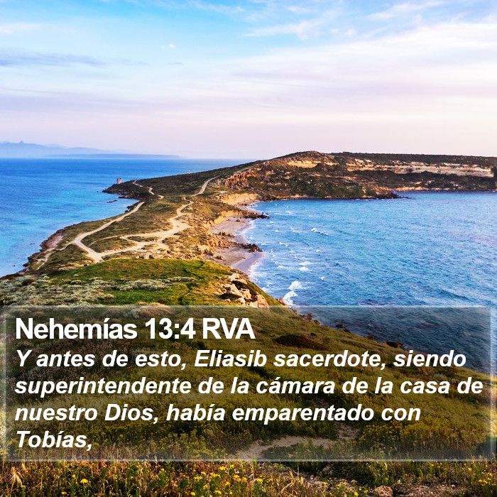 Nehemías 13:4 RVA Bible Study