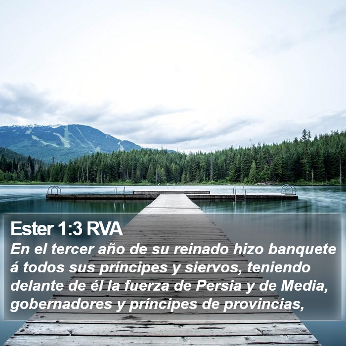 Ester 1:3 RVA Bible Study