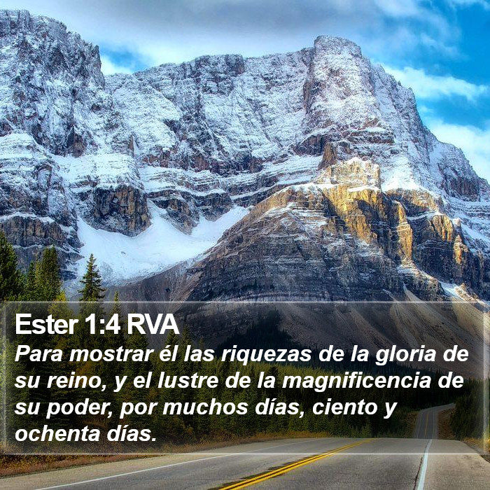 Ester 1:4 RVA Bible Study