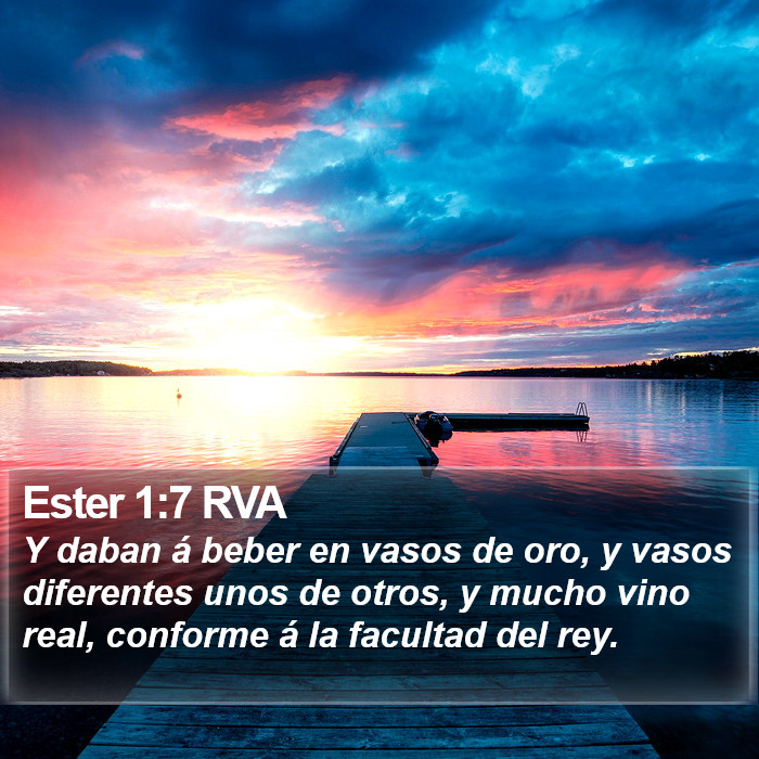 Ester 1:7 RVA Bible Study