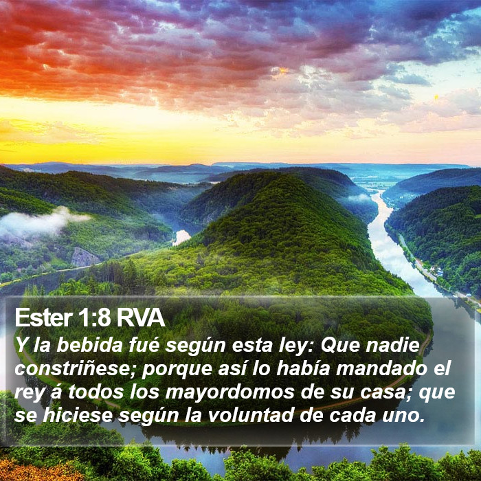 Ester 1:8 RVA Bible Study