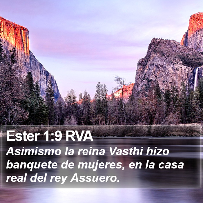 Ester 1:9 RVA Bible Study